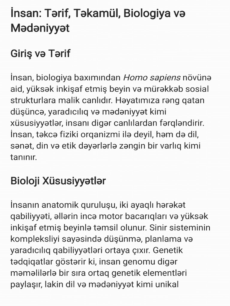 İnsan | PDF