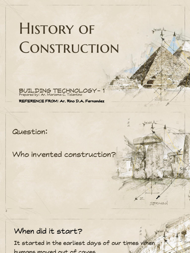 Evolution of Construction Techniques | PDF | Neolithic | Concrete