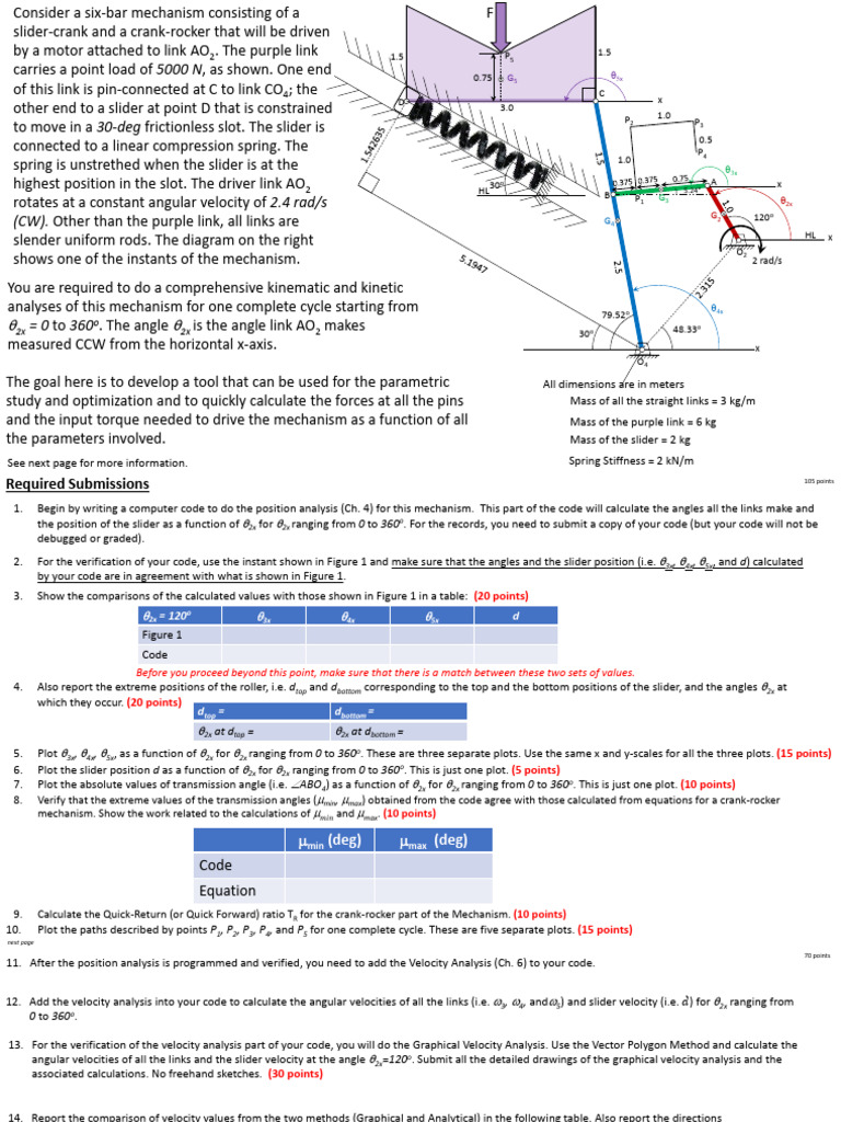 TakeHomeProject+Spring+2025 | PDF | Acceleration | Euclidean Vector
