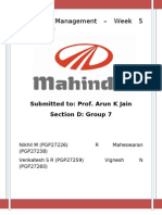 Strategic Management of Mahindra Group