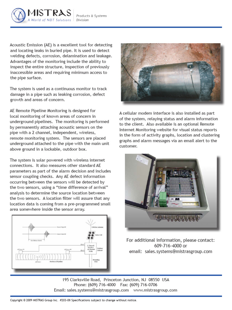 AE Pipeline Monitoring - 203-08 - Web | PDF | Pipe (Fluid Conveyance ...