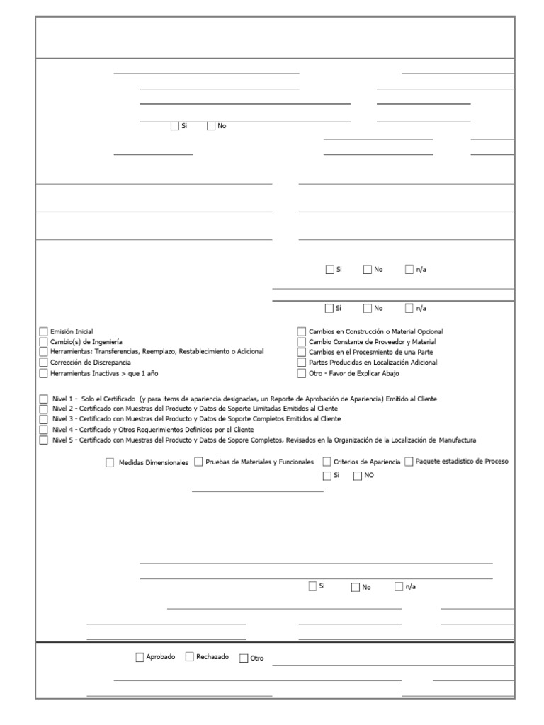 Formato PSW para Reporte de Materiales | PDF