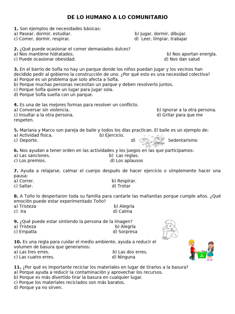 Reciclaje y Comunidad en Tercer Grado | PDF | Residuos | Reciclaje