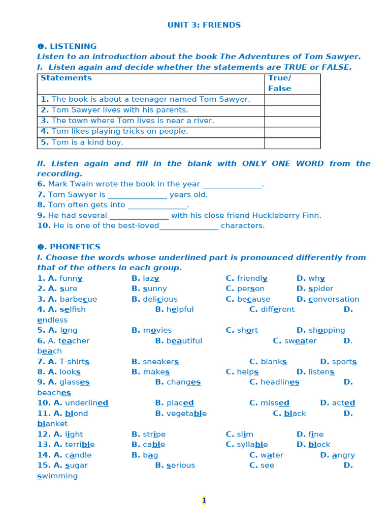 Unit 3 | PDF | Harry Potter
