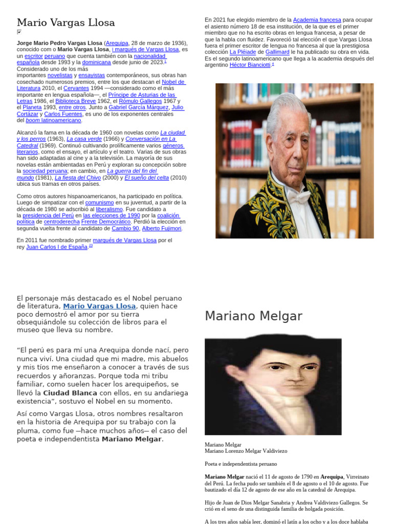Mario Vargas Llosa | PDF