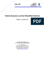 Evans Iwnicki - Vehicle Dynamics and The Wheel Rail Interface