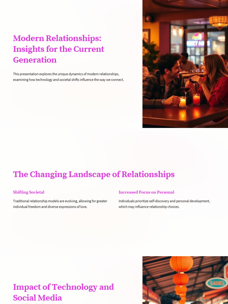 Modern Relationships Insights For The Current Generation - PPTX ...