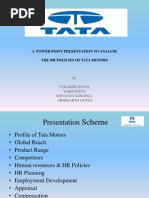 Download Tata Hr Policies Final Ppt by Yash Gupta SN83762284 doc pdf