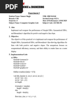DDA Line Drawing Algorithm in C/C++ | PDF | Multiplication | Algorithms ...