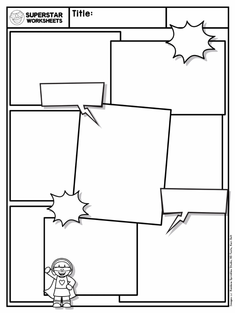 Comic Strip Template 2 | PDF
