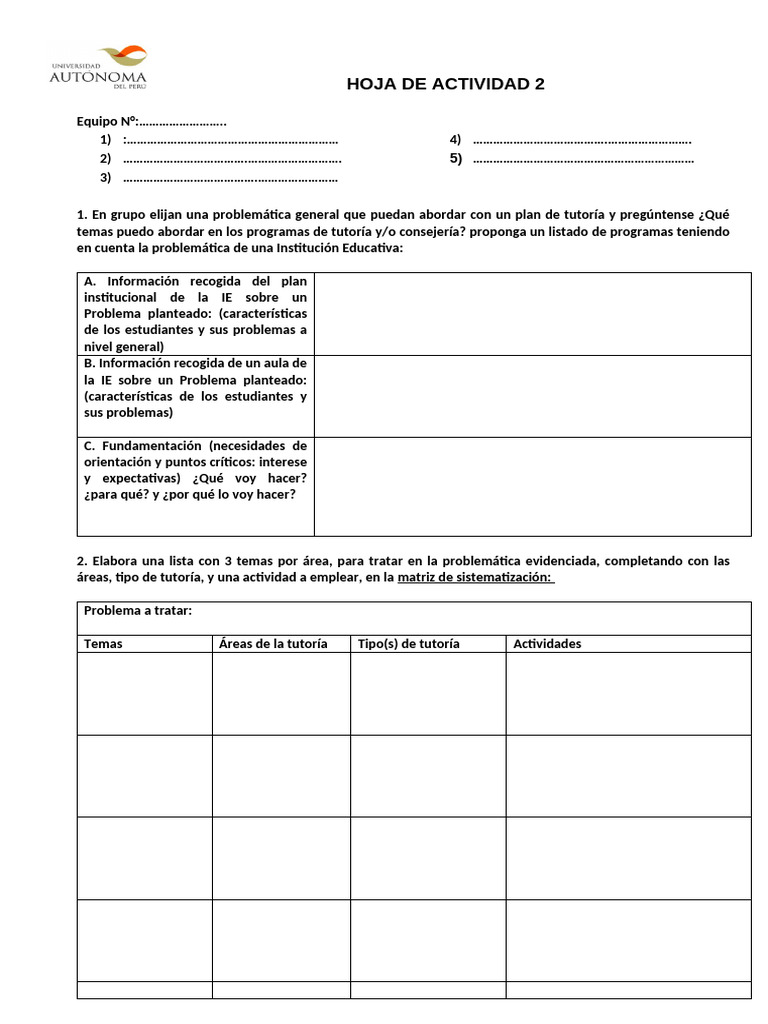 Actividad Grupal 2 | PDF