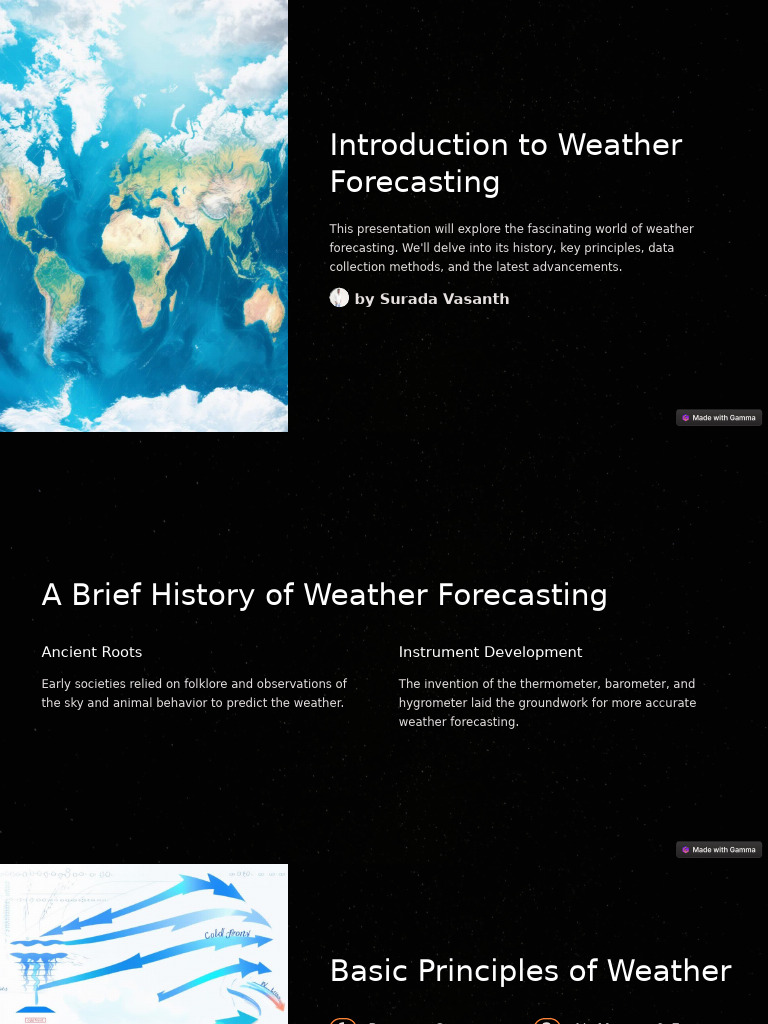 Weather Forecasting: Principles & Methods | PDF | Weather Forecasting ...
