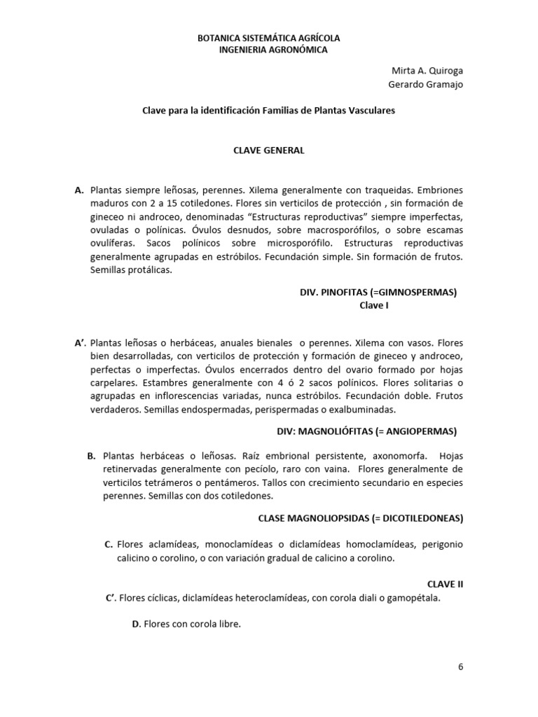 Identificación de Perigonio Calicino | PDF | Flores | Plantas