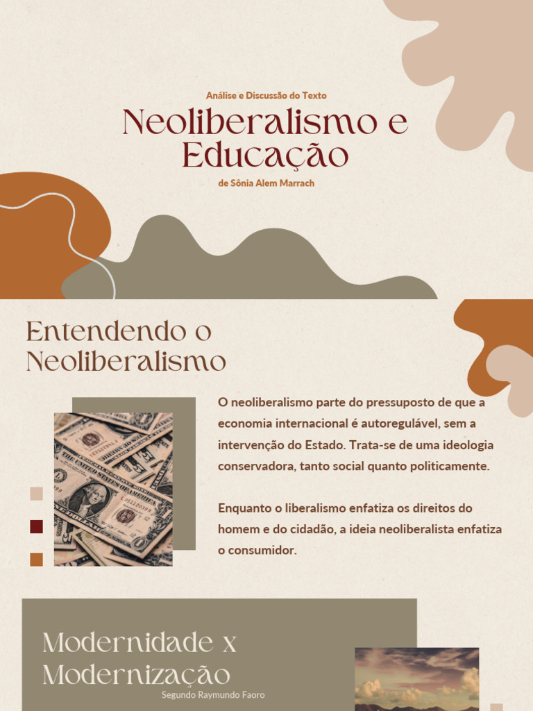 Neoliberalismo e Educação | PDF | Neoliberalismo | Economia