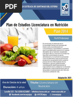 Plan de Estudios Nutrición UBA | PDF | Nutrición | Dieta y nutrición