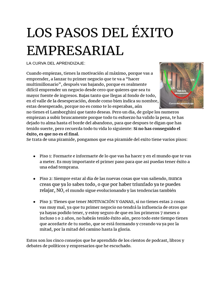 Claves para el Éxito Empresarial | PDF