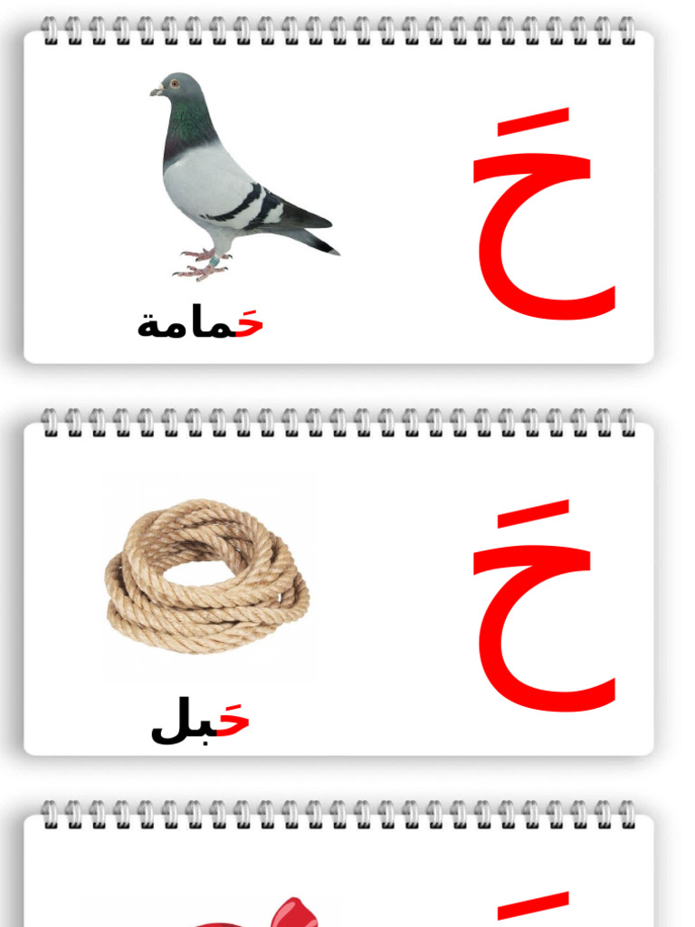 كلمات حرف الحاء ح | PDF