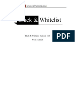 Black & Whitelist Version 1.30 User Manual: December 18, 2007