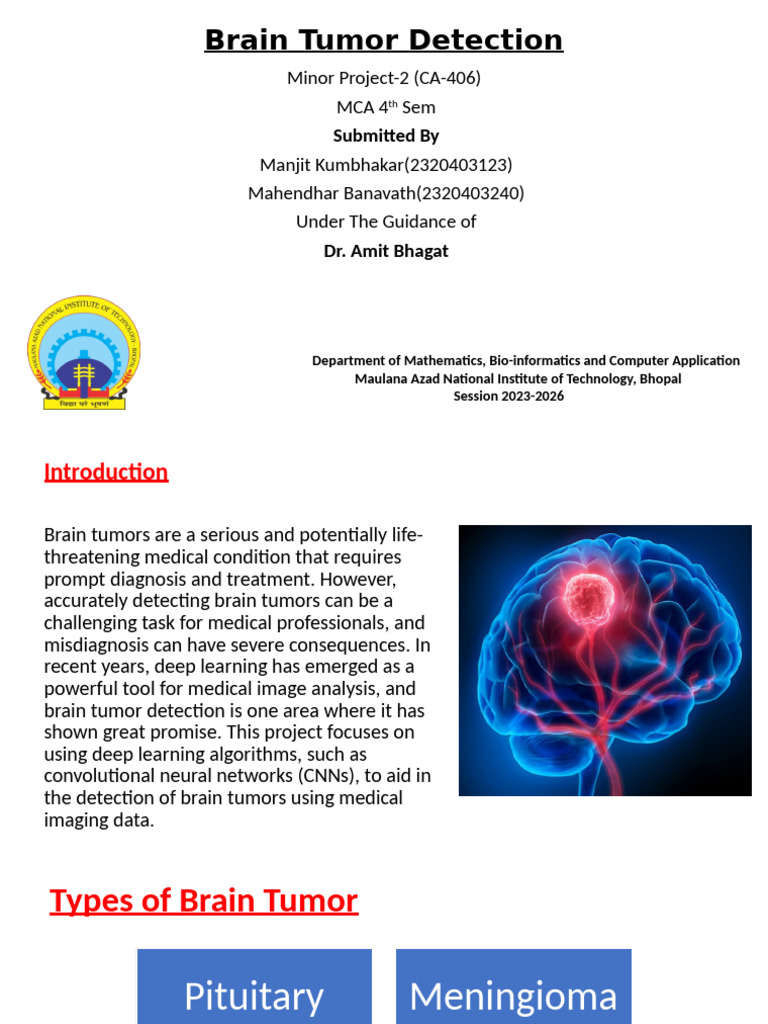 Deep Learning for Brain Tumor Detection | PDF | Ct Scan | Deep Learning