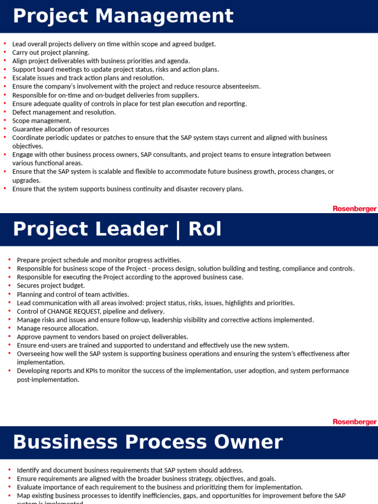 00_Guideline_Roles_Responsabilities | PDF | Quality Assurance ...