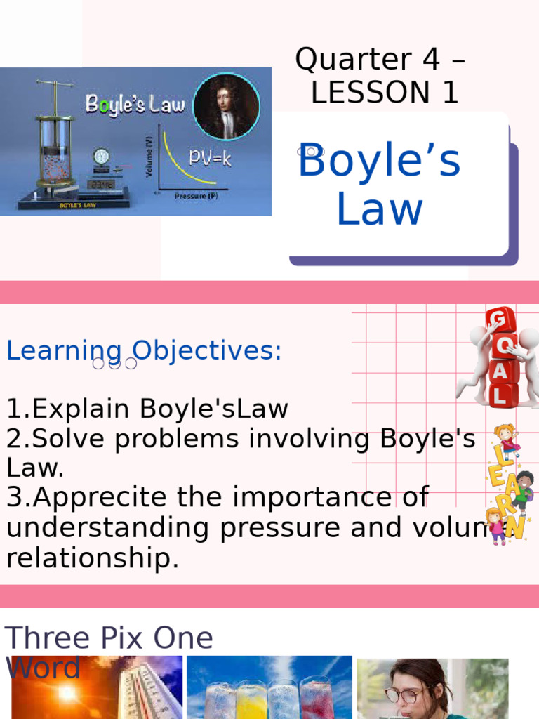 Boyle's Law: Pressure-Volume Relationship | PDF