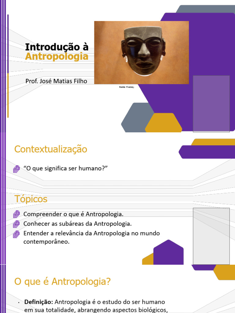 Definição e Relevância da Antropologia | PDF | Antropologia | Sociologia