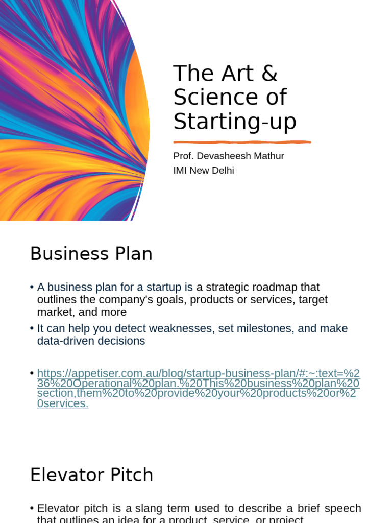 Startup Business Plan Essentials | PDF | Market (Economics) | Sales