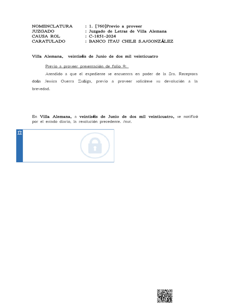 26 06 2024 Previo A Proveer Doc | PDF