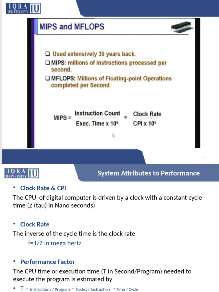CPU Performance Metrics Explained | PDF | Central Processing Unit ...