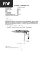 Acceleration of a Laboratory Cart3