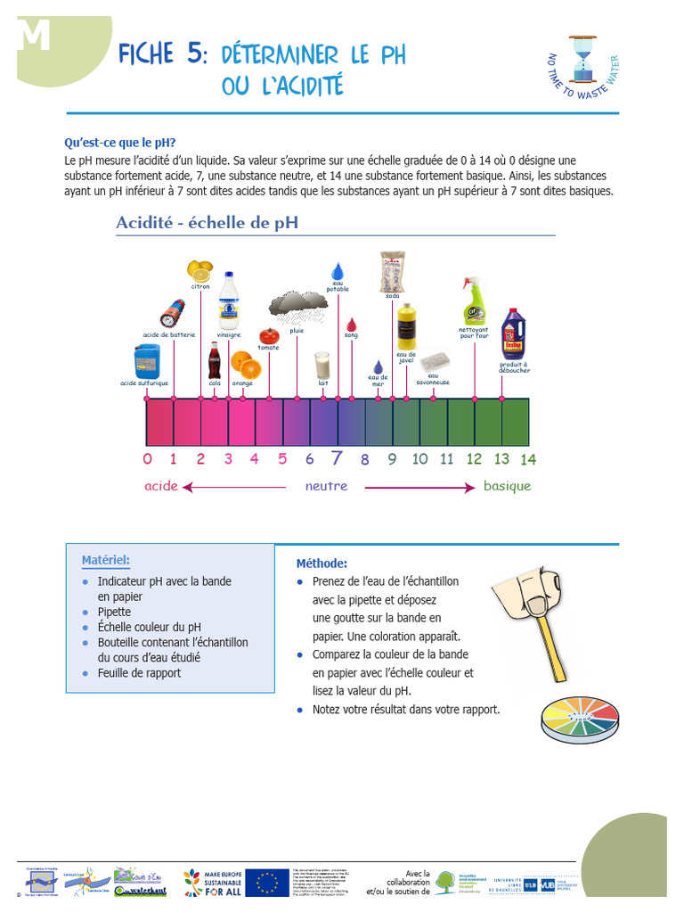 Mesurer l'acidité avec le pH | PDF | Ph | Acide