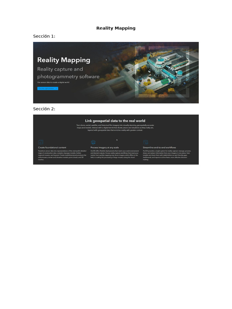 Reality Mapping - Web | PDF | Sistema de información geográfica | Mapa