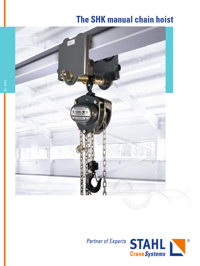SHK Manual Chain Hoist Overview | PDF | Manual Transmission | Brake