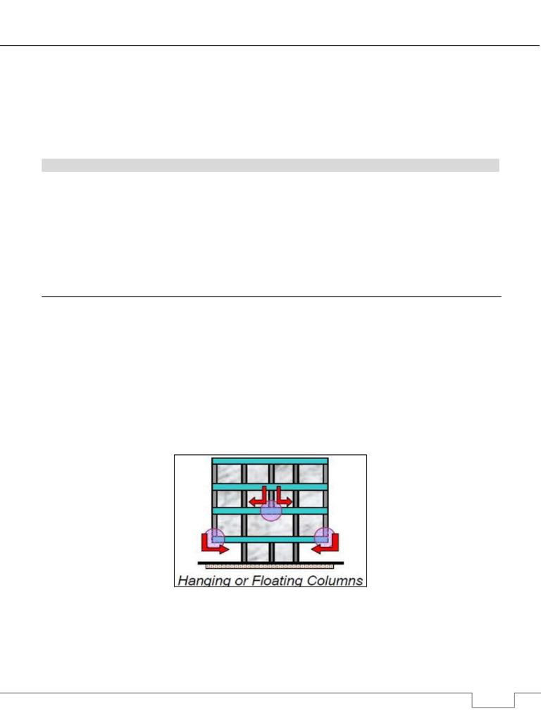 Floating vs Non-Floating Columns Study | PDF | Earthquakes | Earthquake ...
