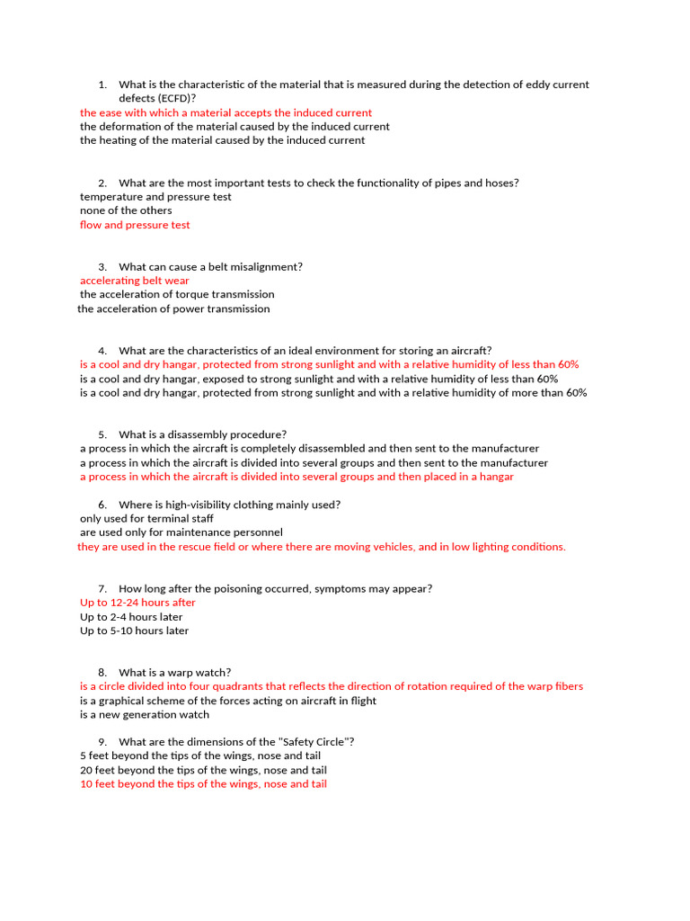 Aircraft Maintenance and Safety Procedures | PDF | Mechanical Engineering