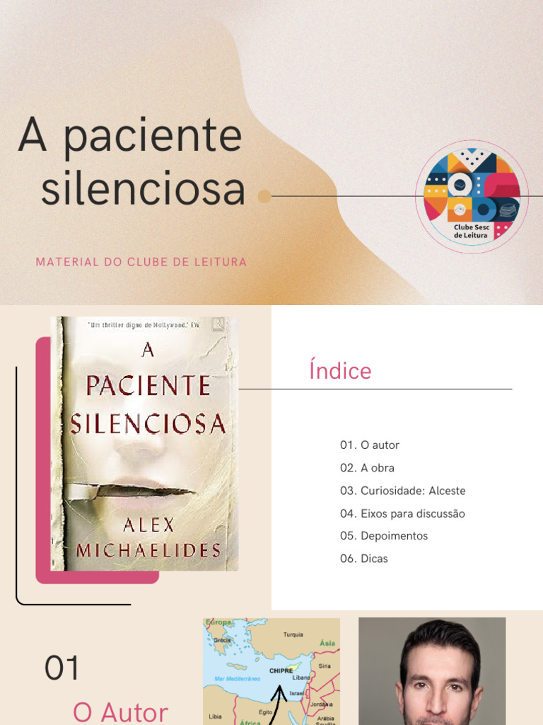 A Paciente Silenciosa - Material Do Clube | PDF | Eurípides | Tragédia
