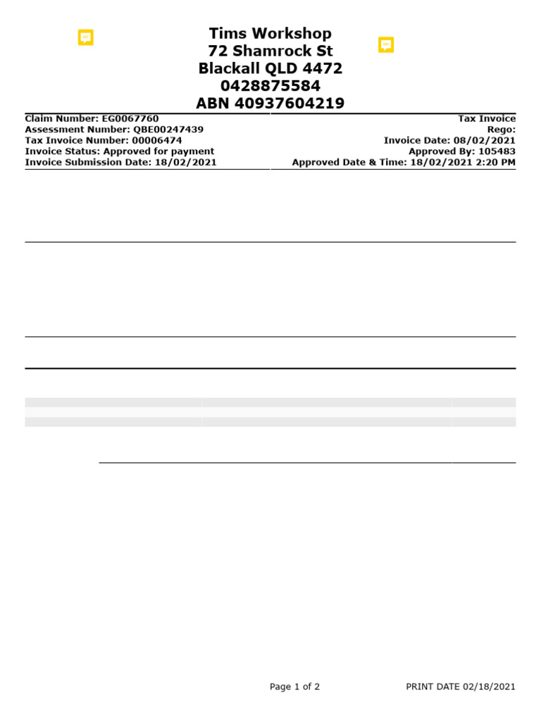Tax Invoice for Kubota Tractor Repair | PDF | Invoice | Government Finances