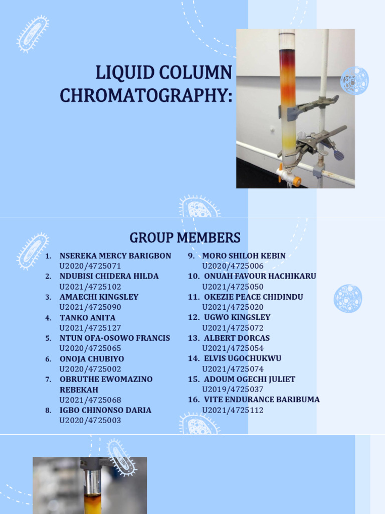 Liquid Column Chromatography Guide | PDF | Elution | Chromatography