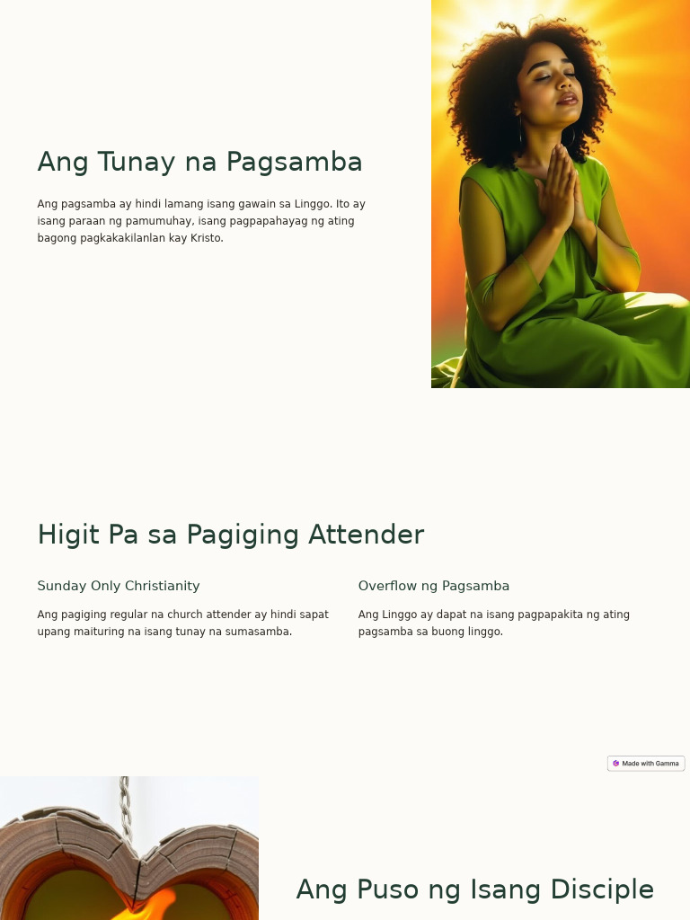 Ang Tunay Na Pagsamba | PDF