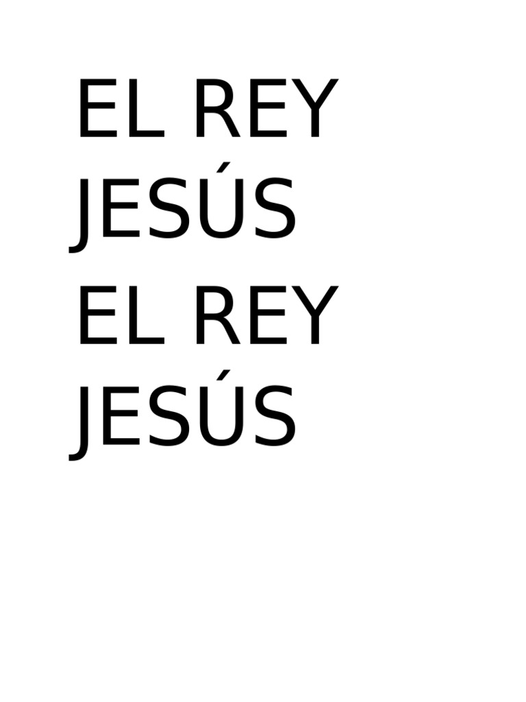 Jesús, el Rey: Significado y Fe | PDF