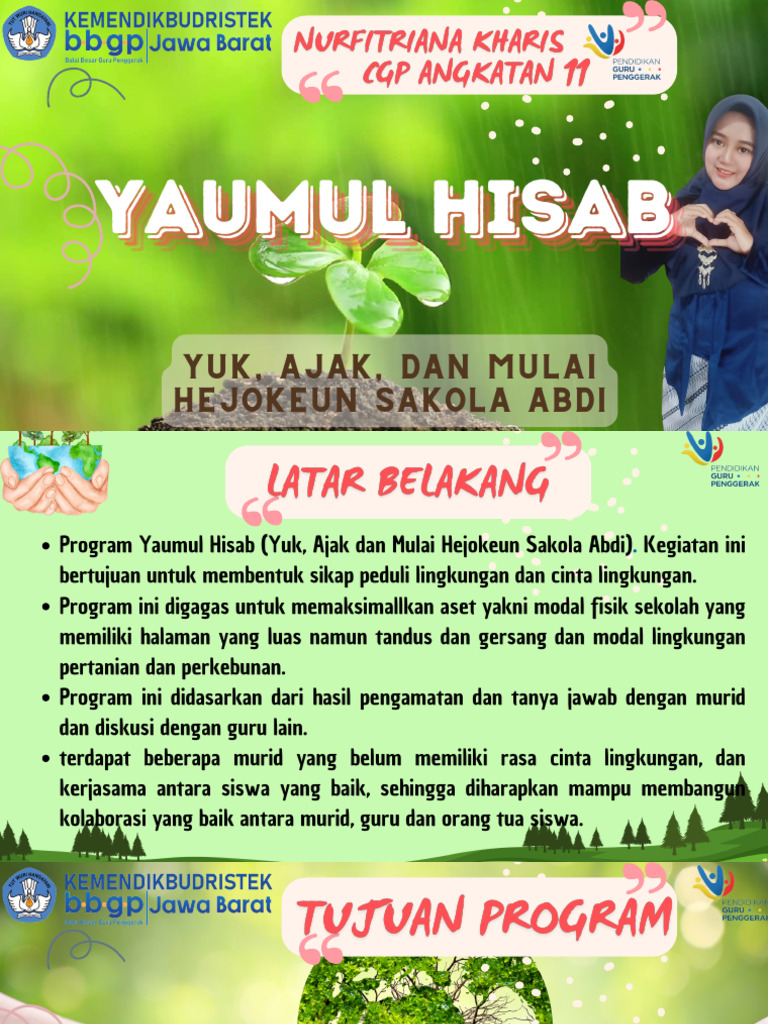 Program Yaumul Hisab: Penghijauan Sekolah | PDF