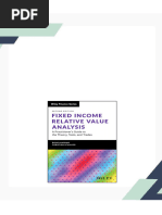 【裁断済】FIXED INCOME RELATIVE VALUE ANALYS Amazon.com: Fixed Income Relative Value Analysis + Website
