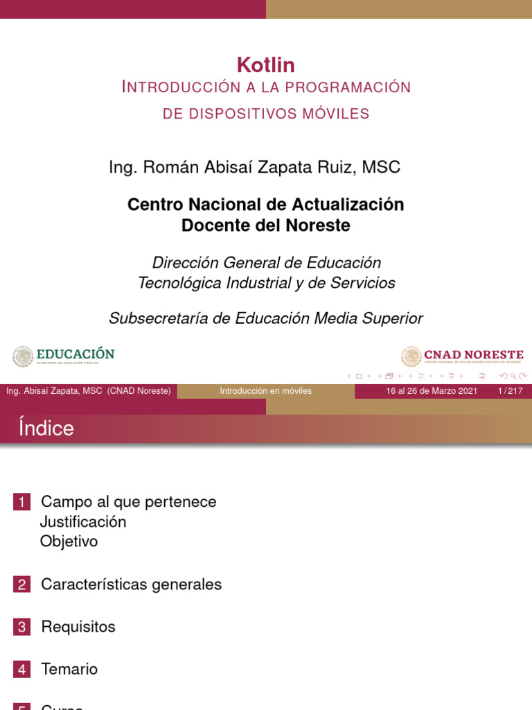 Curso de Kotlin para Móviles en Android | PDF | Android (sistema ...