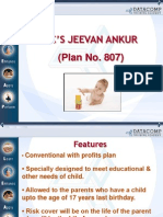 Lic'S Jeevan Ankur (Plan No. 807)