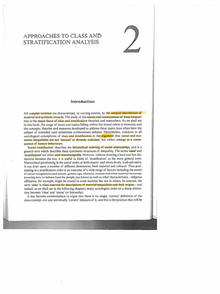 Crompton%2C+R.+2008.+Chapter+2 Class+%26+Stratification | PDF