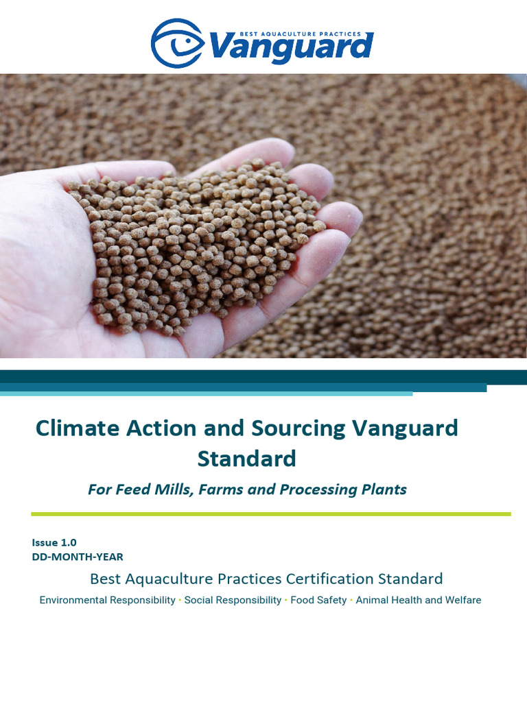 Draft - BAP Climate Action and Sourcing Vanguard Standard - Issue 1.0 ...