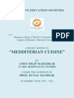 "Medditerian Cuisine": Distinctive Education Societies