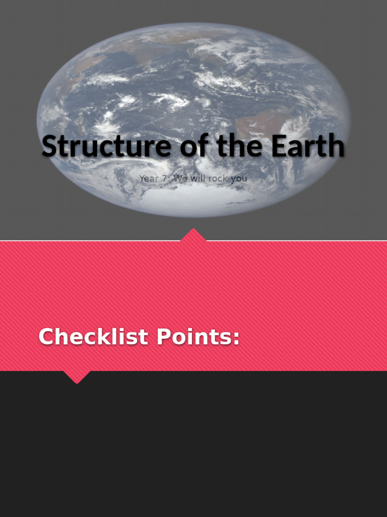 Structure of The Earth | PDF