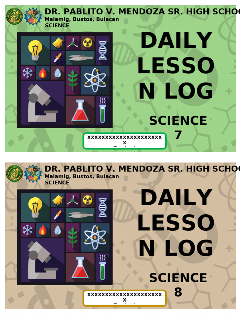 Daily Science Lesson Logs for Grades 7-10 | PDF