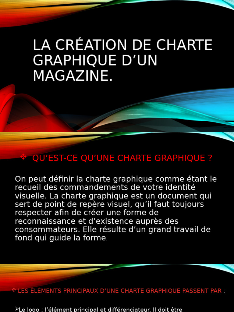 LA Création de Charte Graphique D'UN MAGAZINE | PDF | Marque | Logos